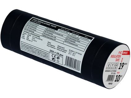 páska izolační 19mmx10m PVC ČER