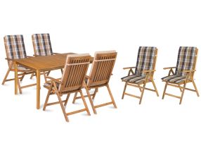 Stolová sestava FIELDMANN CALYPSO DE LUXE COMFORT 6 KRÉM PRUH (1)