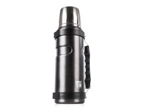 Termoska G21 na pití, 1000 ml, ocelově šedá s rukojetí (2)