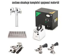LINDR AS-40 Green Line 2xchl. smyčka, stojan Lindr T 2xkoh., vzduch.kompresor LINDR 15
