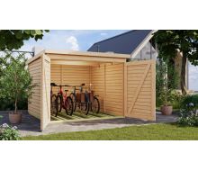 dřevěná garáž KARIBU FAHRRADGARAGE 4 (12484) natur LG5025