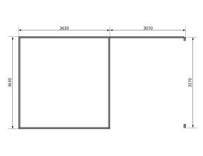 dřevěný domek KARIBU RADEBURG 3 + přístavek 330 cm včetně zadní stěny (31488) natur LG3946 (3)