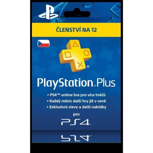 PlayStation 4 příslušenství SONY Předplacená karta Sony PlayStation Plus Card 365 dní - pouze pro CZ PS Store