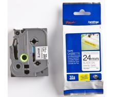 Páska Brother TZE-S251, 24mm, bílá/černá, adhezivní, laminovaná, délka 8m