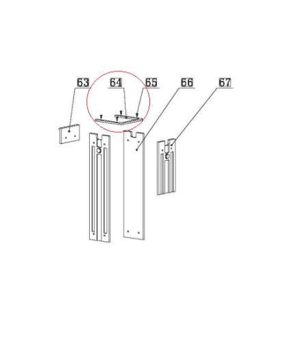 Plastový rámeček - kryt vložek pro štípačku Compact 15 T, 5905421014, 5905402041