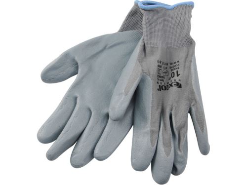 Pracovní rukavice EXTOL PREMIUM rukavice nylonové polomáč. v nitrilu, Velikost L/10, 8856622