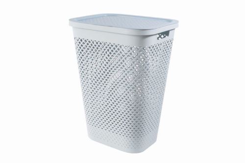 Koš na prádlo Curver Pure 55 l modrý s víkem