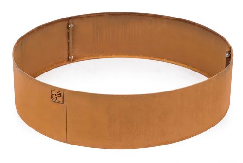 Zahradní obrubník G21 80 x 20 cm, kruhový, Corten