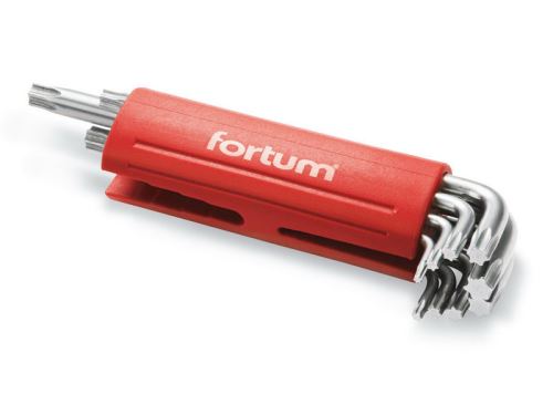 Klíč TORX FORTUM L-klíče TORX, sada 9ks, T10-50mm, 4710300