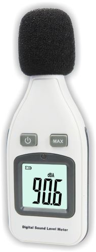 Hlukoměr Genborx Digitální hlukoměr pro měření hladiny intenzity hluku GM1351