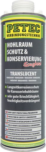 Chemotechnika na karosérii PETEC Verbindungstechnik GmbH Parafinový vosk pro ochranu karosérií - PETEC Hohlraumschutz & Konservierung, 1000 ml