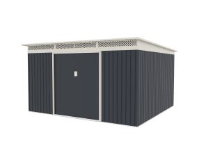 Zahradní domek G21 GRAH 1132 - 340 x 333 cm, antracitový (2)