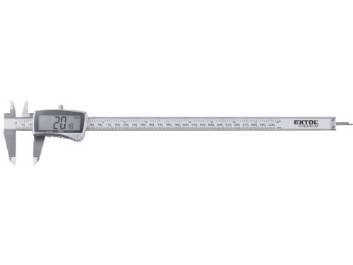 EXTOL PREMIUM měřítko posuvné digitální nerez, 0-300mm, 8825223