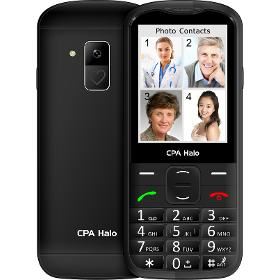 Mobilní telefon CPA Halo 28 Senior black + nab.st