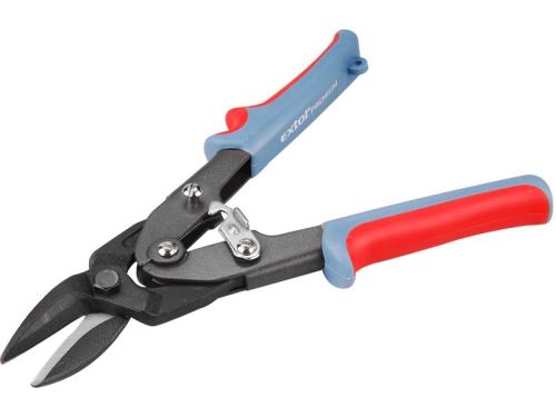 Nůžky na plech EXTOL PREMIUM nůžky na plech převodové, 255mm, rovně a doprava, CrV, 48050