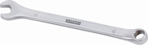 Očkoplochý klíč KREATOR KRT501201 - Oboustranný klíč očko/otevřený 6 - 100mm