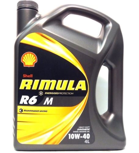 Motorový olej SHELL Motorový olej Shell Rimula R6 M 10W-40 4L