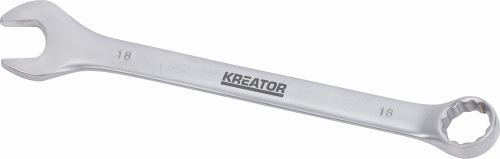 Očkoplochý klíč KREATOR KRT501213 - Oboustranný klíč očko/otevřený 18 - 215mm