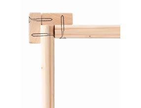 dřevěný domek KARIBU KERKO 3 + přístavek 240 cm včetně zadní a boční stěny (82934) natur LG2956 (6)
