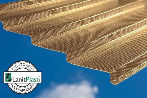 polykarbonátový panel MARLON CSE DIAMOND Z-TOP 2,8 mm 0,954x6 m bronz LG5058