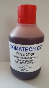 Olej pro dvoudobý motor DOMATECH.CZ celoroční, 2taktní motory (0,25l)