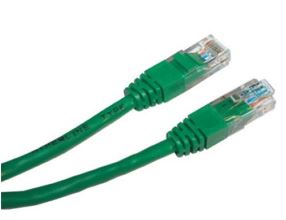 Patch kabel UTP Cat 5e, 2m  - zelený