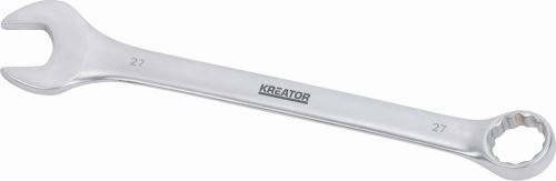 Očkoplochý klíč KREATOR KRT501222 - Oboustranný klíč očko/otevřený 27 - 305mm