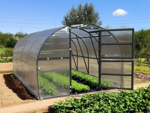 skleník LANITPLAST KYKLOP2 3x4 m PC 6 mm černý LG4375
