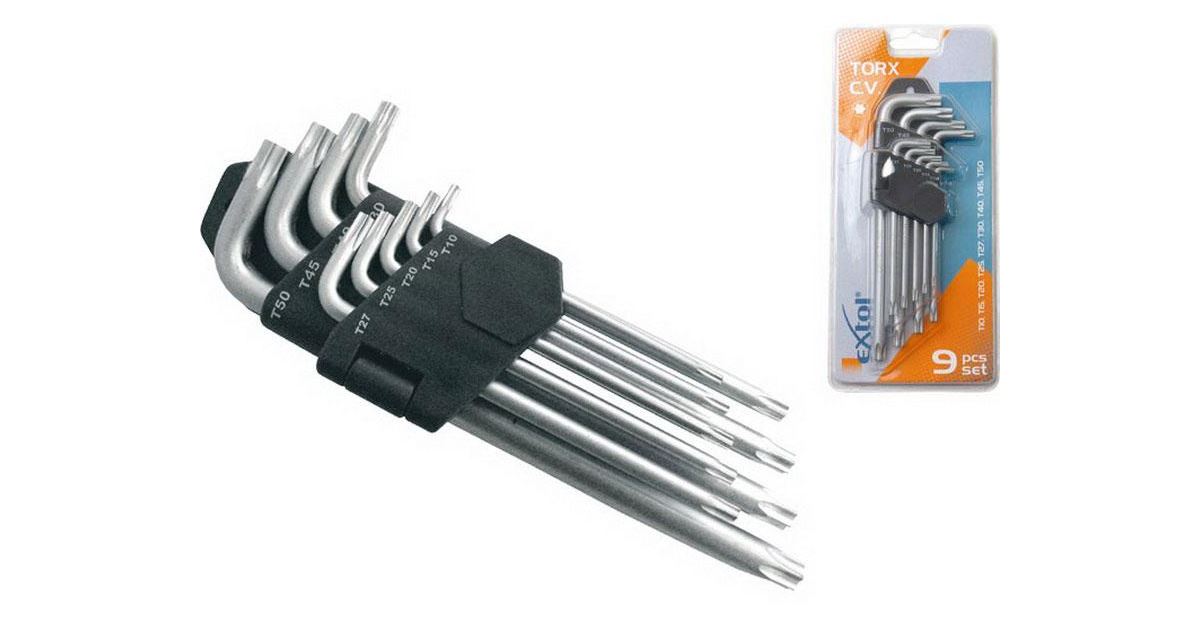 Klíč Torx Extol Klíče Torx Sada 9ks 6601 Domatechcz 5902