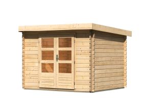 dřevěný domek KARIBU BASTRUP 3 (73285) natur LG2835