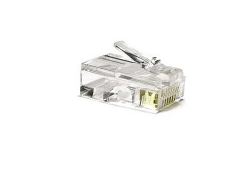 Konektor RJ45 UTP 8p8c, Cat 5e, drát, 50micron