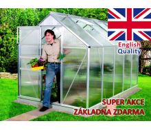 Skleník Vitavia VENUS 6200 PC 4 mm stříbrný