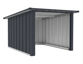Garáž pro robotickou sekačku G21 88x62x98 cm, antracitová Garáž pro robotickou sekačku G21 88x62x98 cm, antracitová
