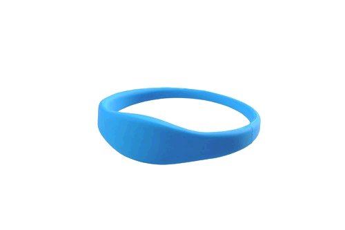 Fitness náramek čipový Sillicon rubber Lite EM 125kHz, modrá