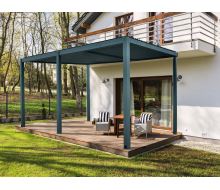 Pergola LanitPlast SOLO BIOCLIMATIC antracit 4,0 x 3,0 m