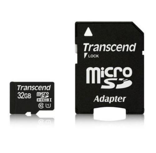 Paměťová karta Micro Secure digital - SD / SDHC TRANSCEND Paměťová karta MicroSDHC Premium 32GB UHS-I U1 (45MB/s)