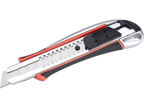 EXTOL PREMIUM nůž ulamovací kovový s výstuhou, 18mm Auto-lock, 8855024