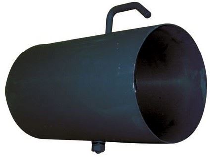 roura kouřová s klap.125mm/ 500 t.1,5mm ČER