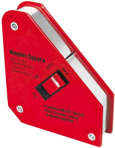 Příslušenství pro svářečky PROTECO magnet úhlový 130 x 152 x 28 mm s vypínačem, 42.04-444