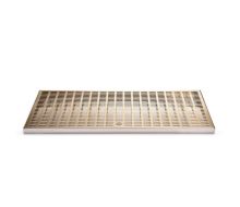 LINDR Odkapní miska 600x250x20mm nerez + síto zlato