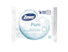 Toaletní papír Tork vlhčený splachovatelný ZEWA Pure - 42ks