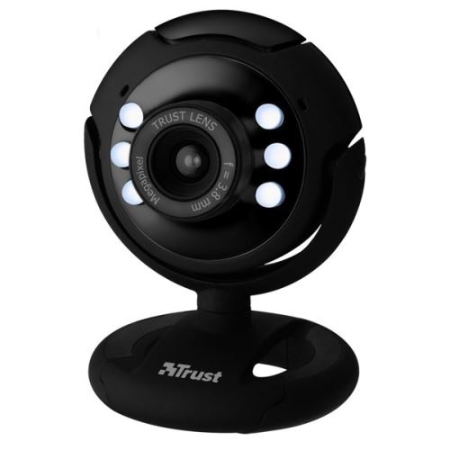 Web kamera Trust Webkamera  SpotLight Pro -černá