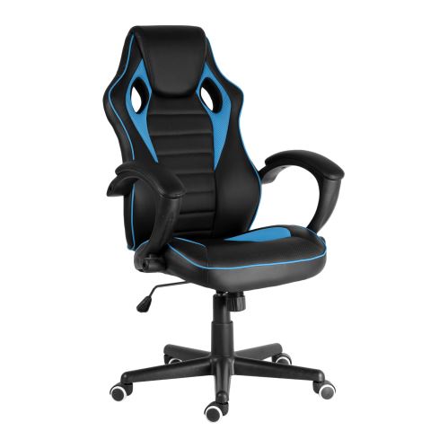 Herní židle SebiX NSX15 TEX černo-světle modrá