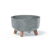 Květináč Prosperplast GRACIA LOW 28,5 cm beton effect