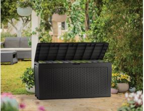 Zahradní box Keter Samoa Rattan Box 270L grafitový (2)