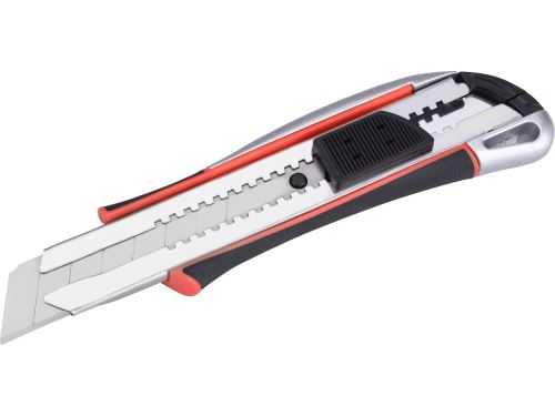 EXTOL PREMIUM nůž ulamovací kovový s výstuhou, 25mm Auto-lock, 8855025