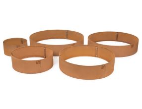 Zahradní obrubník G21 80 x 20 cm, kruhový, Corten (7)