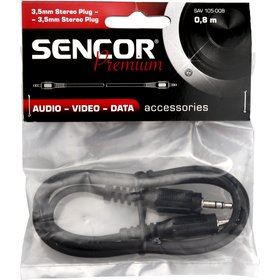 Příslušenství kabel redukce SENCOR SAV 105-008 3,5s.jack-3,5s.jack P