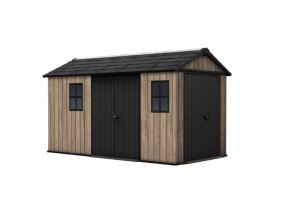 Zahradní domek Keter Apex 7,5 x 13 Ashwood, s podlahou (1)