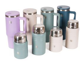 Termohrnek G21 FlowCup 1200 ml - eukalyptově zelený (8)
